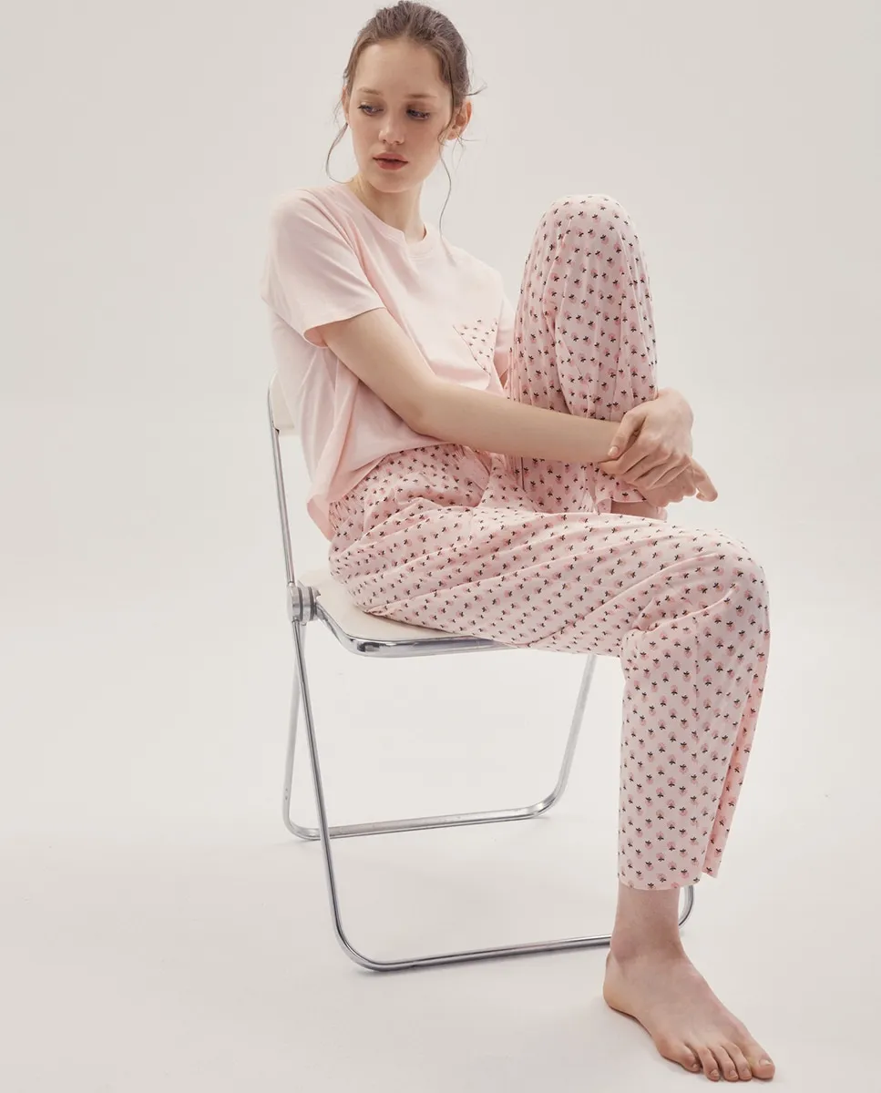 Пижама с принтом и карманом Sfera, светло-розовый
Пижама с принтом и карманом Sfera, светло-розовый