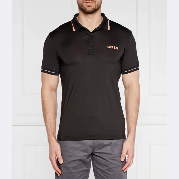 Рубашка поло узкого кроя Paul pro Boss, черный
Рубашка поло узкого кроя Paul pro Boss, черный