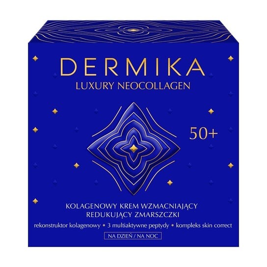 Укрепляющий коллаген крем 50+ день и ночь, 50 мл Dermika Luxury Neocollagen
Укрепляющий коллаген крем 50+ день и ночь, 50 мл Dermika Luxury Neocollagen