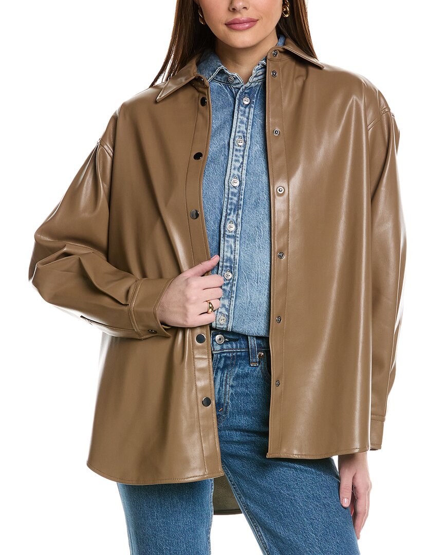 Kenneth Cole Крупногабаритная куртка, коричневый
Kenneth Cole Крупногабаритная куртка, коричневый