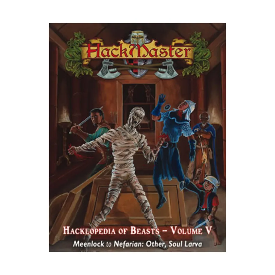 Hacklopedia of Beasts #5 - Meenlock to Nefarian - Other, Soul Larva, HackMaster (4th Edition), мягкая обложка
Hacklopedia of Beasts #5 - Meenlock to Nefarian - Other, Soul Larva, HackMaster (4th Edition), мягкая обложка
