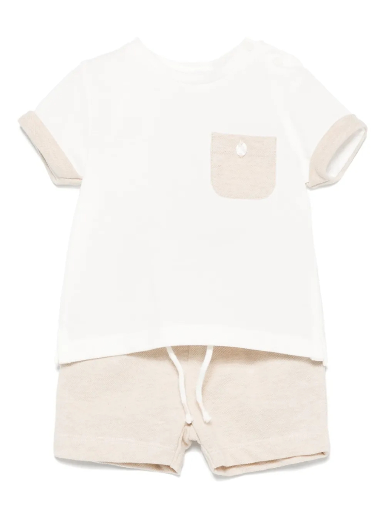 Комплект из топа и шортов Patachou, нейтральный
Комплект из топа и шортов Patachou, нейтральный