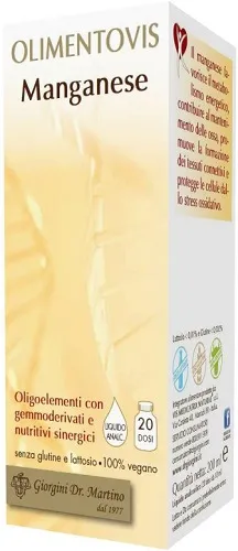 Giorgini Olimentovis Марганцевая безалкогольная жидкость 200 мл Dr. Giorgini
Giorgini Olimentovis Марганцевая безалкогольная жидкость 200 мл Dr. Giorgini