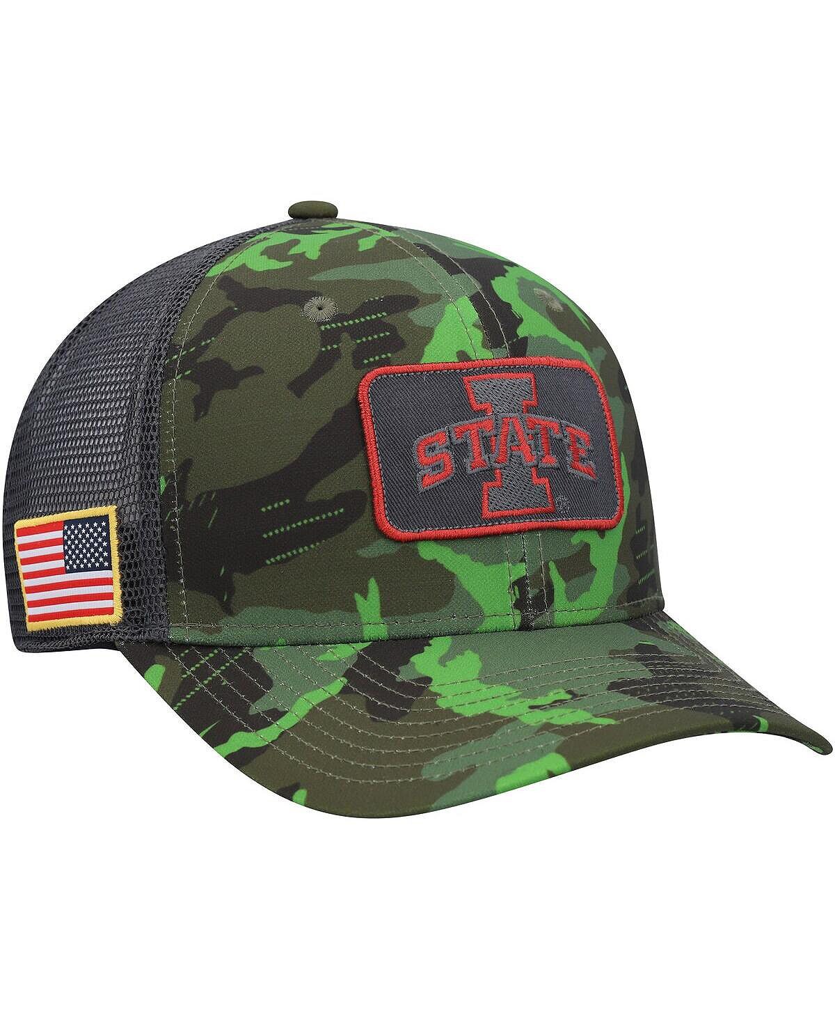Мужская камуфляжная шляпа черного цвета Iowa State Cyclones Classic99 Veterans Day Trucker Snapback Nike
Мужская камуфляжная шляпа черного цвета Iowa State Cyclones Classic99 Veterans Day Trucker Snapback Nike