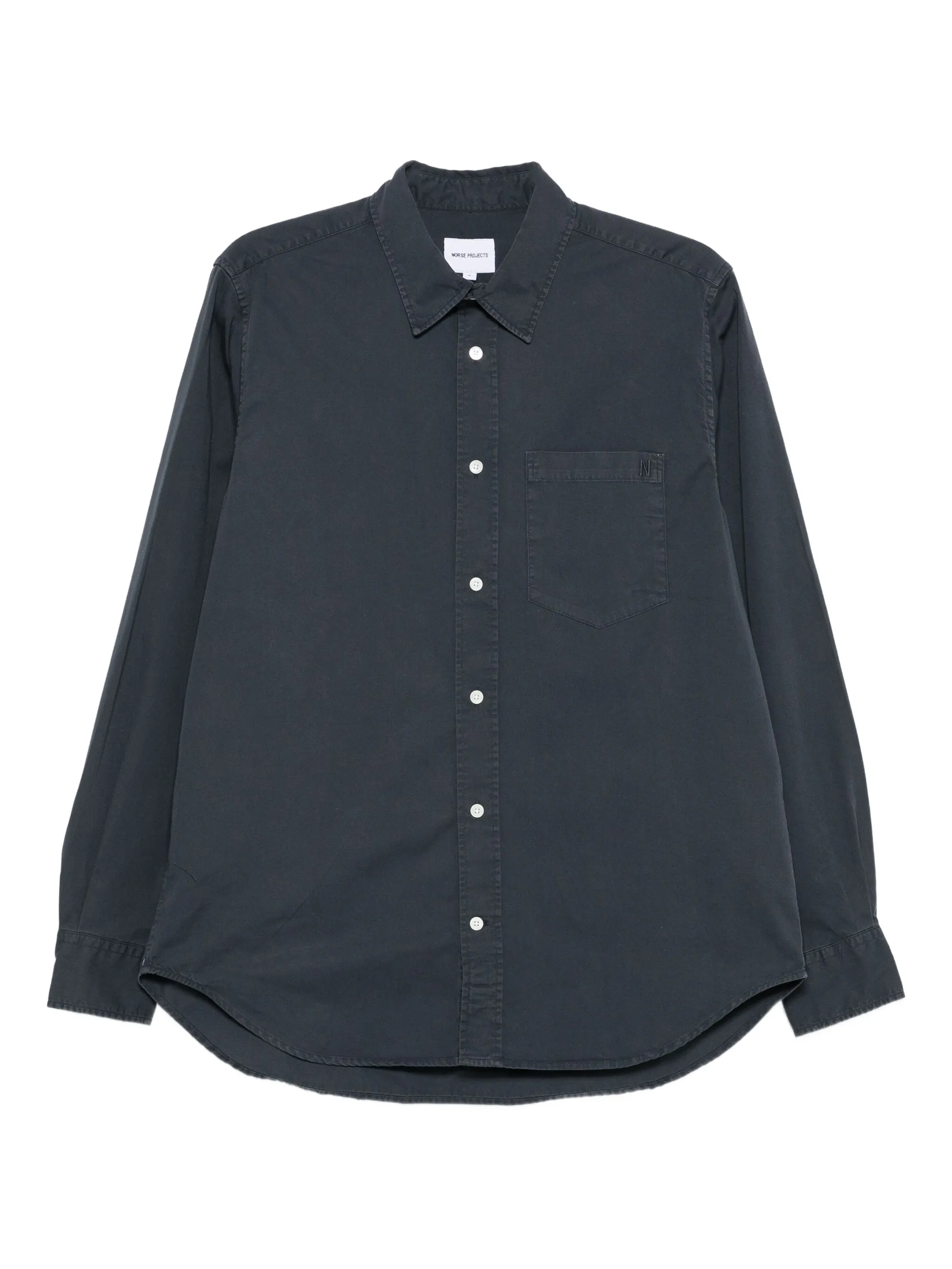 Твиловая рубашка Algot с карманом Norse Projects, синий
Твиловая рубашка Algot с карманом Norse Projects, синий