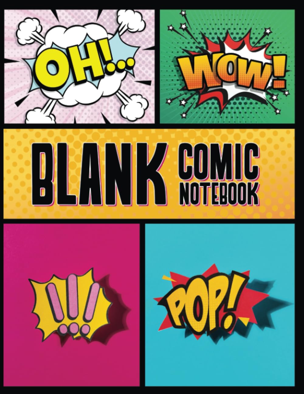 Blank Comic NoteBook for Kids: Comic Book Blank Pages, Create your own Comic: 100 Blank Pages with Boxes Layout (Independently published)
Blank Comic NoteBook for Kids: Comic Book Blank Pages, Create your own Comic: 100 Blank Pages with Boxes Layout (Independently published)
