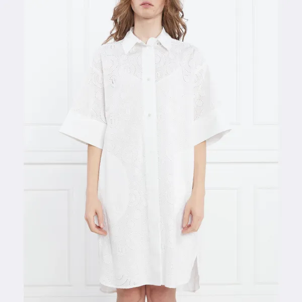 Платье-Рубашка Broderie Anglaise Karl Lagerfeld, белый
Платье-Рубашка Broderie Anglaise Karl Lagerfeld, белый