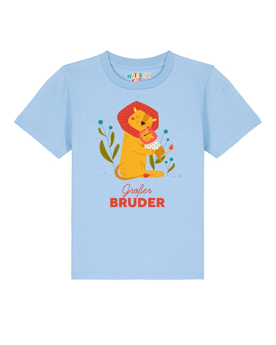 Рубашка watabout.kids Löwen Großer Bruder, светло-голубой
Рубашка watabout.kids Löwen Großer Bruder, светло-голубой