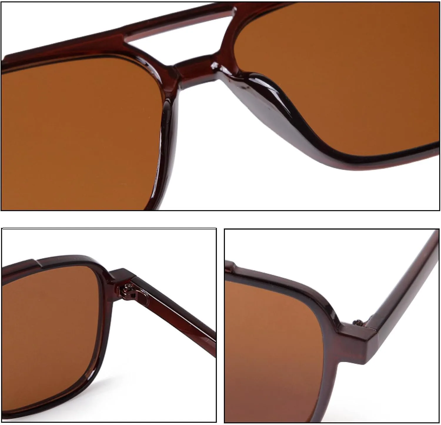 Винтажные классические солнцезащитные очки с двойной перемычкой для женщин и мужчин, градиентный серый цвет, защита от УФ-излучения UV400 WNCKSQ, C2 Double Grey
Винтажные классические солнцезащитные очки с двойной перемычкой для женщин и мужчин, градиентный серый цвет, защита от УФ-излучения UV400 WNCKSQ, C2 Double Grey