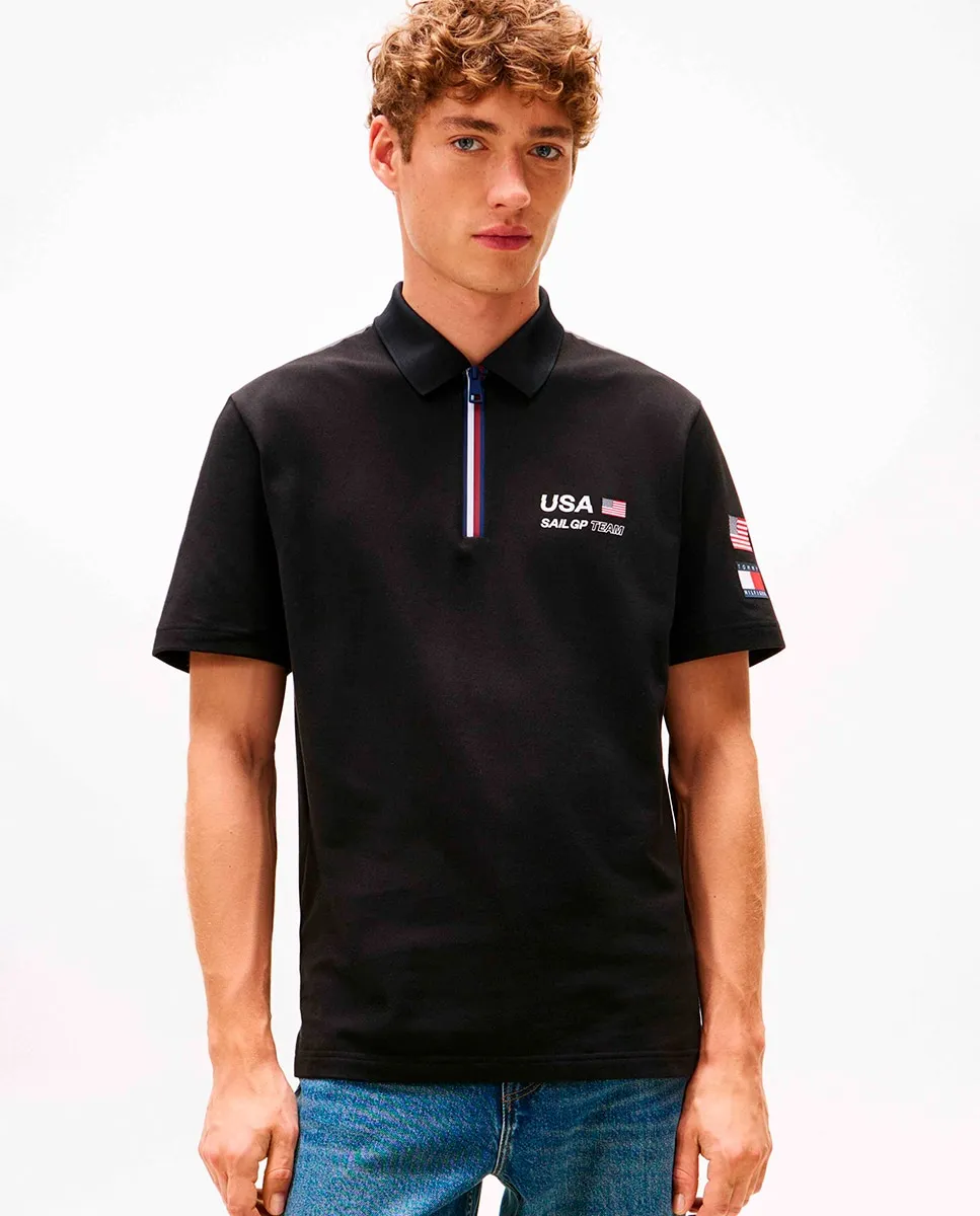 Мужская рубашка-поло с короткими рукавами, однотонная Tommy Hilfiger, черный
Мужская рубашка-поло с короткими рукавами, однотонная Tommy Hilfiger, черный