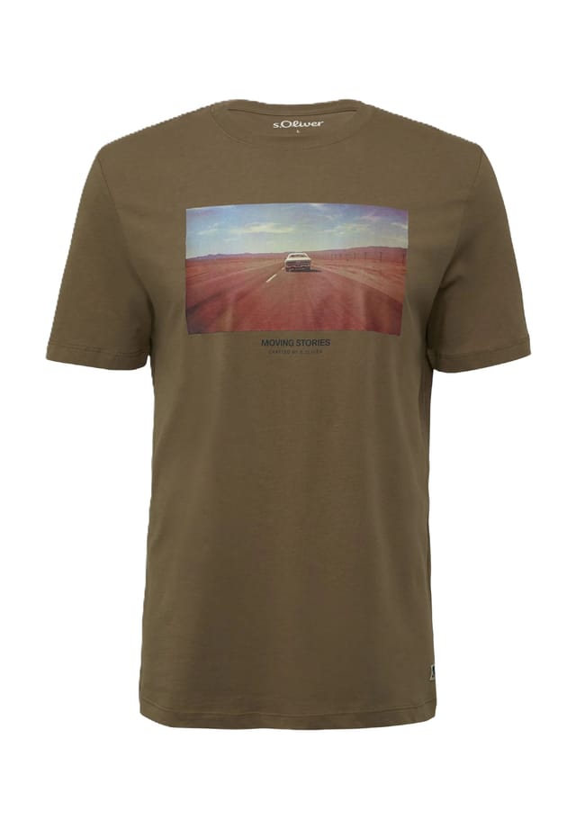 Хлопковая футболка S.Oliver, коричневый
Хлопковая футболка S.Oliver, коричневый