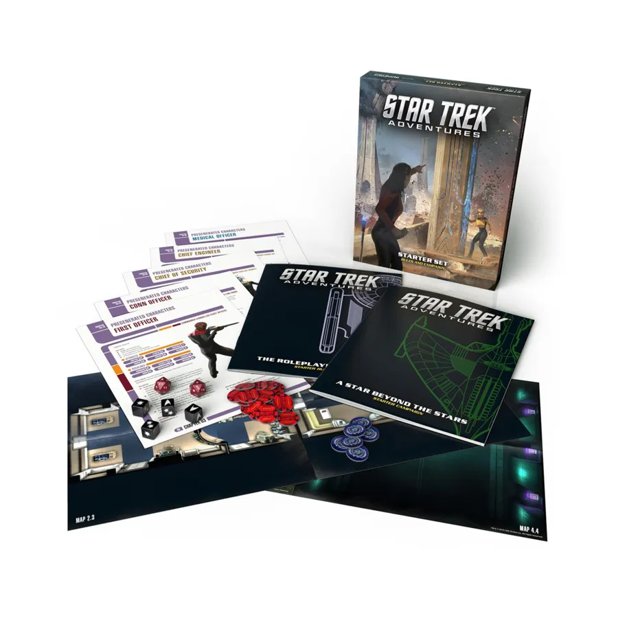 Бокс-сет Star Trek Adventures - Starter Set, Star Trek Adventures (Modiphius Entertainment)
Бокс-сет Star Trek Adventures - Starter Set, Star Trek Adventures (Modiphius Entertainment)