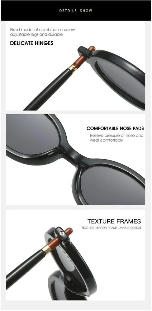 Овальные двухцветные женские модные солнцезащитные очки UV400 винтажные светло-серые мужские солнцезащитные очки с заклепками SKFGNX, Light Tea Champagne
Овальные двухцветные женские модные солнцезащитные очки UV400 винтажные светло-серые мужские солнцезащитные очки с заклепками SKFGNX, Light Tea Champagne