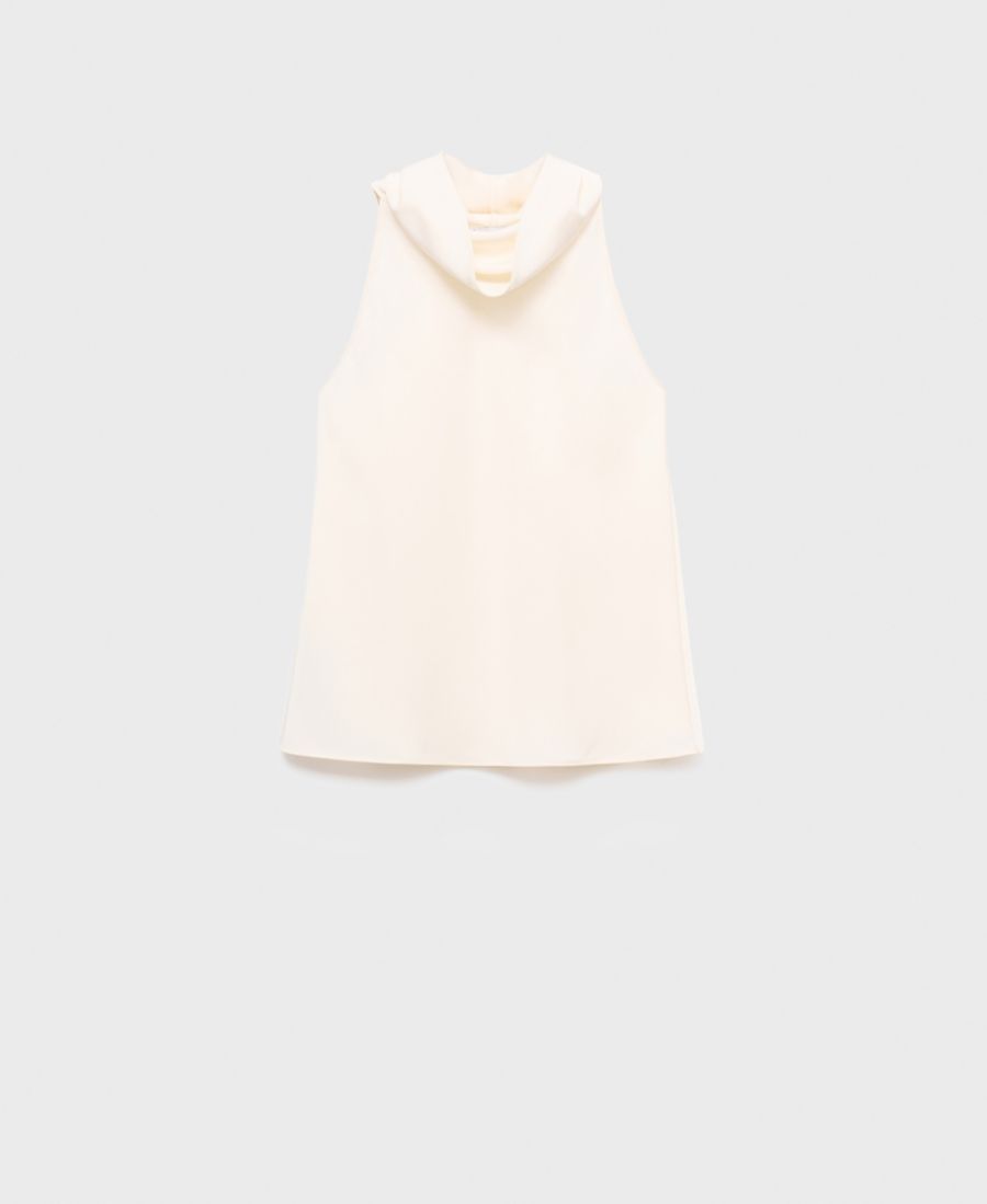 Женская блузка с драпированным воротником MANGO, Ecru
Женская блузка с драпированным воротником MANGO, Ecru