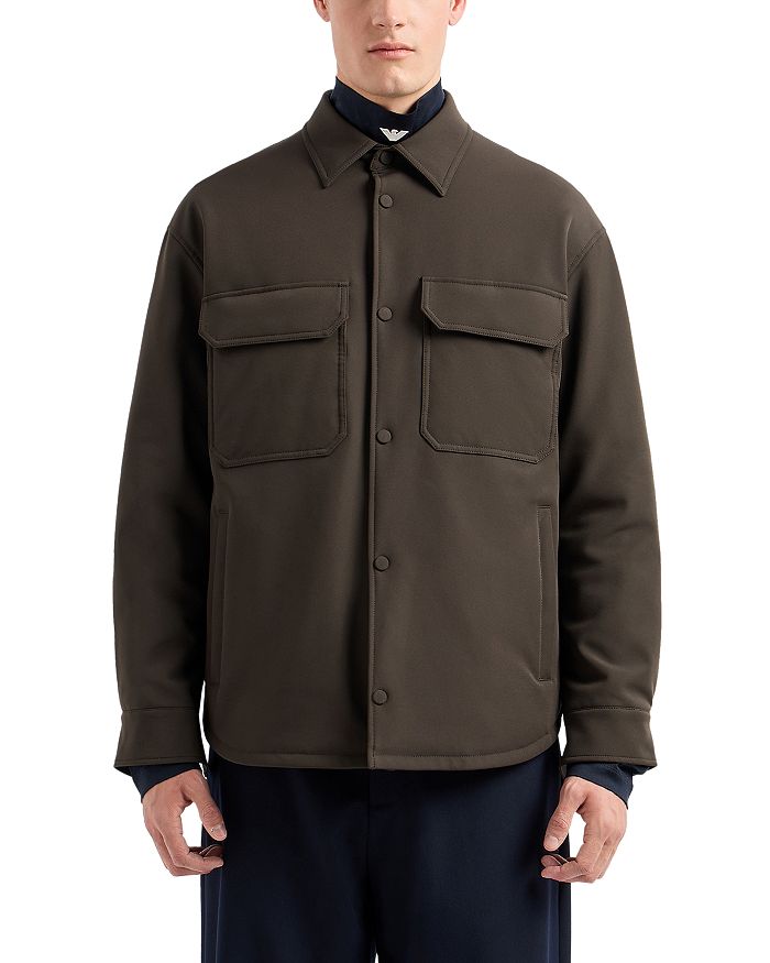 Утепленная рубашка-куртка Emporio Armani, зеленый
Утепленная рубашка-куртка Emporio Armani, зеленый