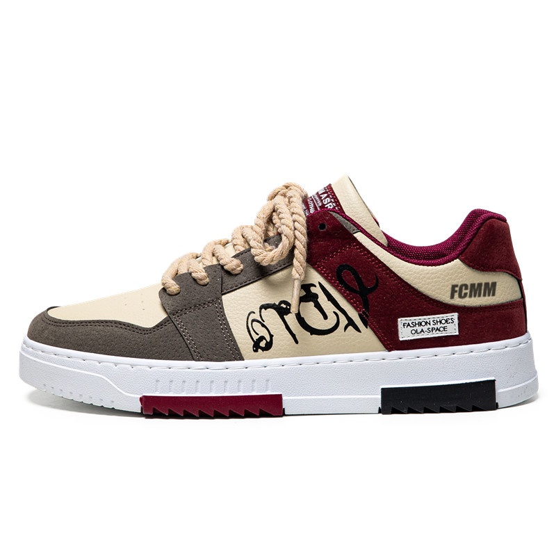 FCMM Мужские скейтерские кеды низкие бело-синие/бордовые бордовые, цвет Burgundy
FCMM Мужские скейтерские кеды низкие бело-синие/бордовые бордовые, цвет Burgundy