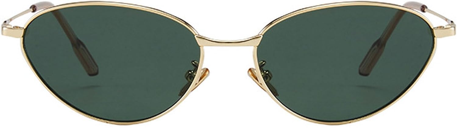 Солнцезащитные очки «кошачий глаз» для женщин, защита от ультрафиолета UV400, металлическая оправа, коричневые солнцезащитные очки, модный стиль, женские солнцезащитные очки mincl, Gold Green
Солнцезащитные очки «кошачий глаз» для женщин, защита от ультрафиолета UV400, металлическая оправа, коричневые солнцезащитные очки, модный стиль, женские солнцезащитные очки mincl, Gold Green