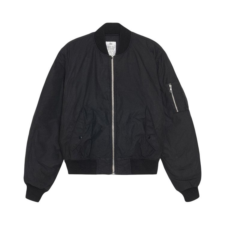 Куртка Stussy Waxed Built Bomber Jacket, Black
Куртка Stussy Waxed Built Bomber Jacket, Black