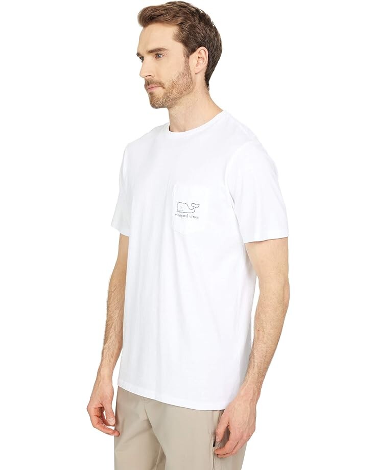 Футболка Vineyard Vines Short Sleeve Vintage Whale Pocket T-Shirt, цвет White Cap
Футболка Vineyard Vines Short Sleeve Vintage Whale Pocket T-Shirt, цвет White Cap
