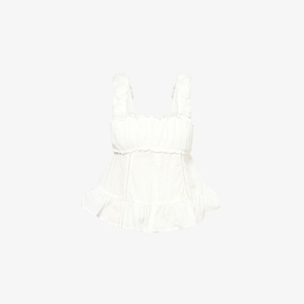 Топ Amy Lynn Rosella с вышивкой и цветочными аппликациями, белый
Топ Amy Lynn Rosella с вышивкой и цветочными аппликациями, белый