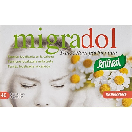 Миградол Танацетум 40 капсул Santiveri
Миградол Танацетум 40 капсул Santiveri