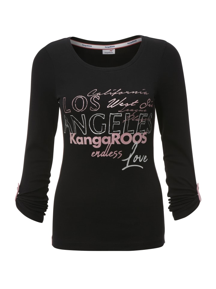 Рубашка с длинным рукавом Kangaroos, черный
Рубашка с длинным рукавом Kangaroos, черный