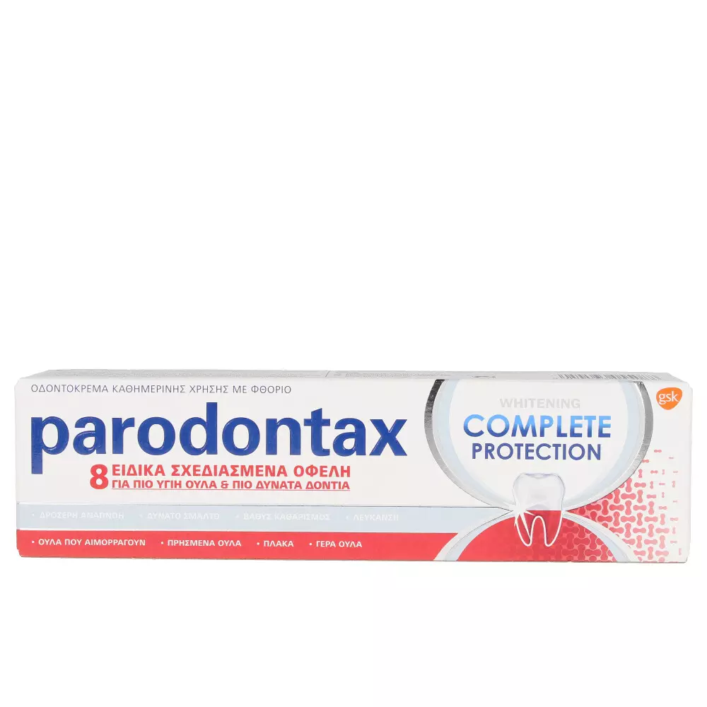 Зубная паста Parodontax complete dentífrico blanqueante Parodontax, 75 мл.
Зубная паста Parodontax complete dentífrico blanqueante Parodontax, 75 мл.
