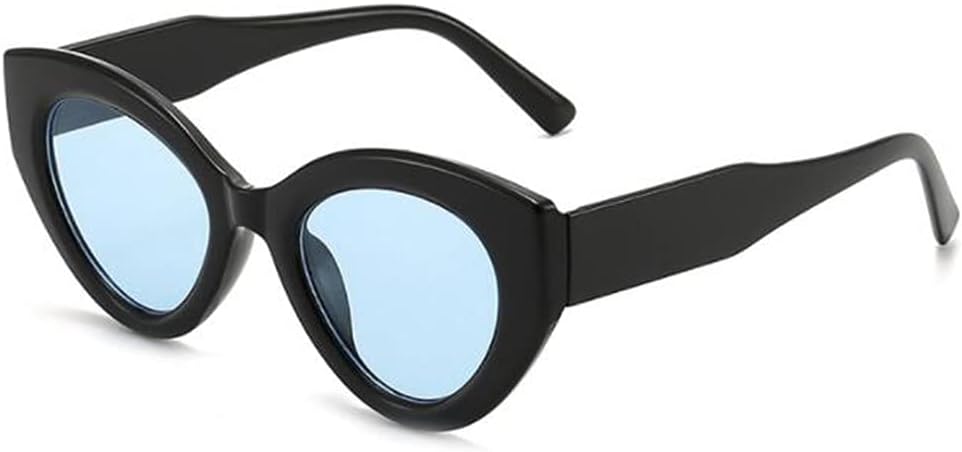 Модные солнцезащитные очки «кошачий глаз» в стиле ретро, овальные солнцезащитные очки для мужчин и женщин, солнцезащитный козырек для путешествий (черная оправа, синие блестки) Weloveushop
Модные солнцезащитные очки «кошачий глаз» в стиле ретро, овальные солнцезащитные очки для мужчин и женщин, солнцезащитный козырек для путешествий (черная оправа, синие блестки) Weloveushop