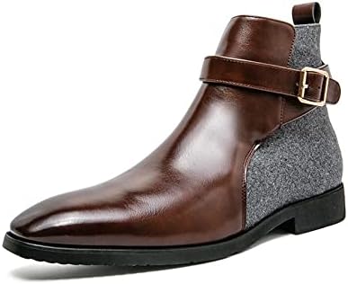Мужские слипоны Chelsea с заостренным носком Hhhchpm, классическая кожаная прошивка, пряжка для регулировки, ретро высокие деловые туфли, форменные ботинки, ботильоны большого размера, коричневый
Мужские слипоны Chelsea с заостренным носком Hhhchpm, классическая кожаная прошивка, пряжка для регулировки, ретро высокие деловые туфли, форменные ботинки, ботильоны большого размера, коричневый