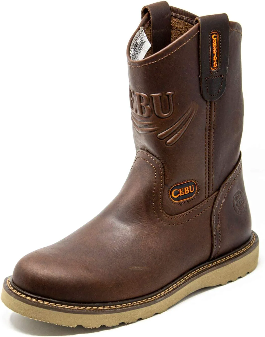 Мужские рабочие ботинки CEBU Rul 500 Slim с мягким носком - легкая подошва на клиновидной подошве, кожаный верх, удобные и долговечные, коричневый
Мужские рабочие ботинки CEBU Rul 500 Slim с мягким носком - легкая подошва на клиновидной подошве, кожаный верх, удобные и долговечные, коричневый