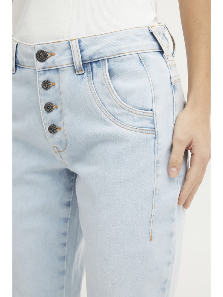 Джинсы PZMELINA свободного кроя из выбеленного синего денима Pulz
Джинсы PZMELINA свободного кроя из выбеленного синего денима Pulz