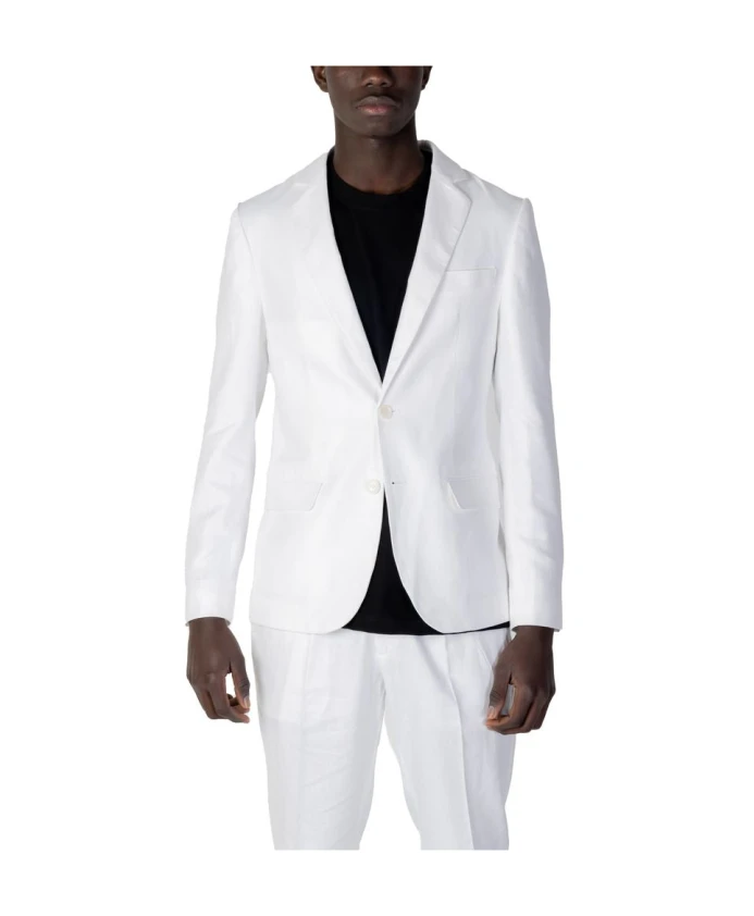 Белый льняной приталенный блейзер Antony Morato, белый
Белый льняной приталенный блейзер Antony Morato, белый