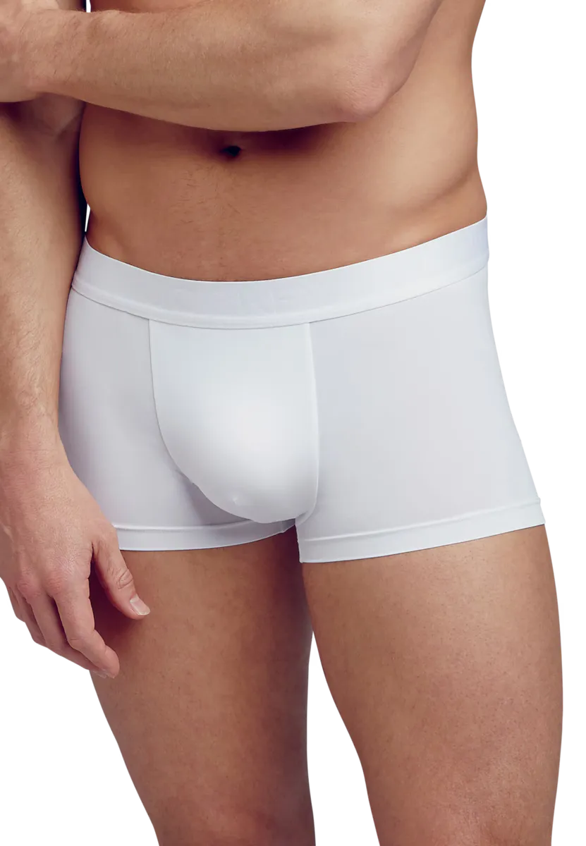 Набор из двух мужских быстросохнущих боксеров из ткани с заниженной талией Jockey, белый 
Набор из двух мужских быстросохнущих боксеров из ткани с заниженной талией Jockey, белый