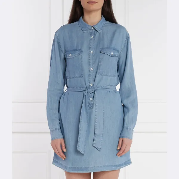 Платье Erin с поясом Pepe Jeans London, синий 
Платье Erin с поясом Pepe Jeans London, синий