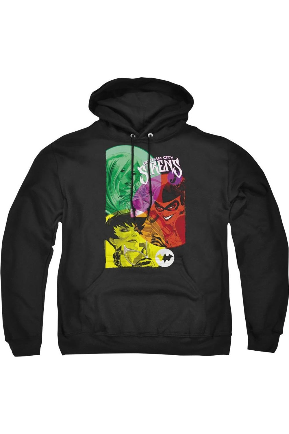 Толстовка с капюшоном Batman Gotham Sirens для взрослых Gildan, черный
Толстовка с капюшоном Batman Gotham Sirens для взрослых Gildan, черный