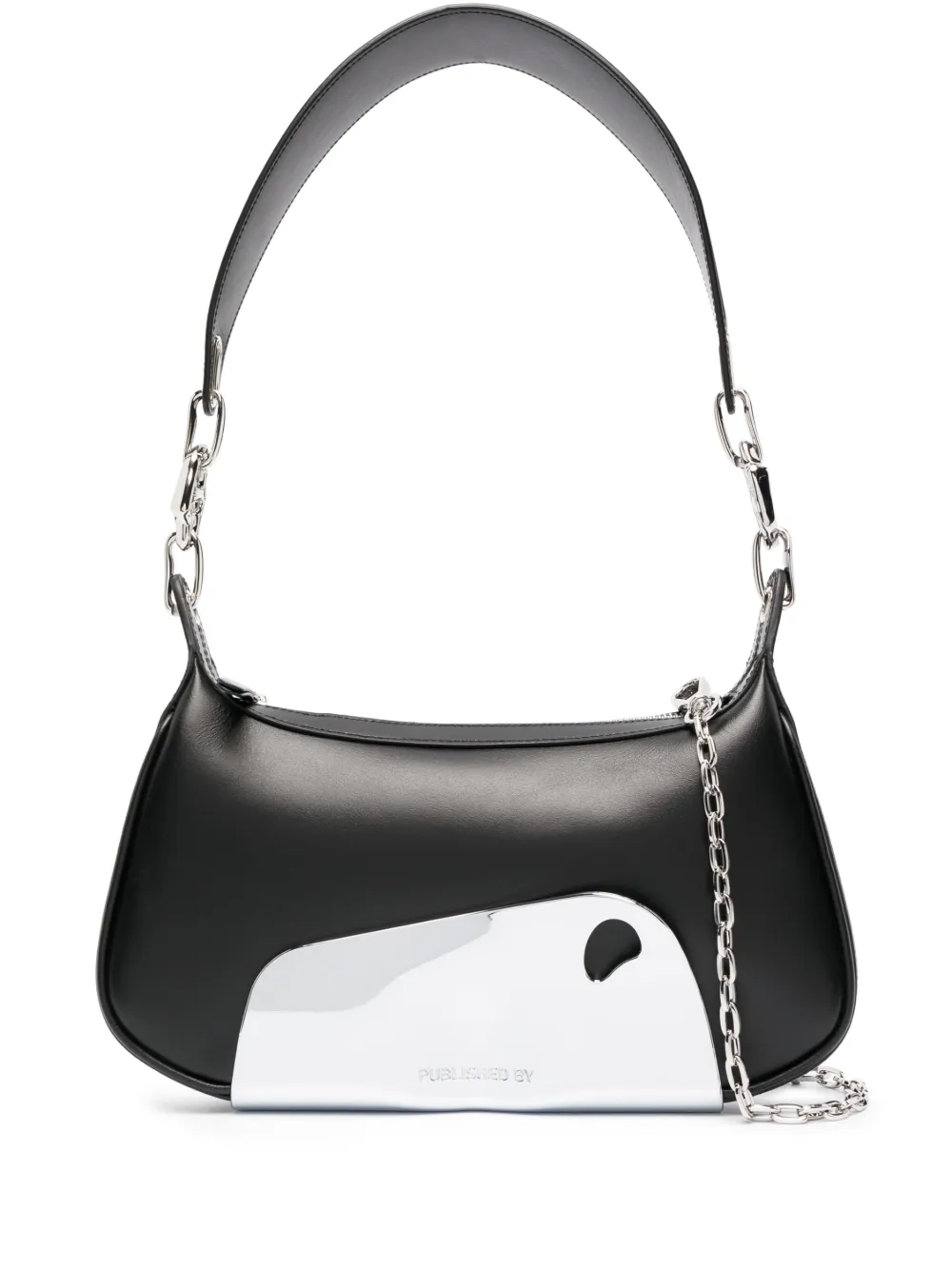 Сумка-тоут с металлическим декором PUBLISHED BY, черный
Сумка-тоут с металлическим декором PUBLISHED BY, черный