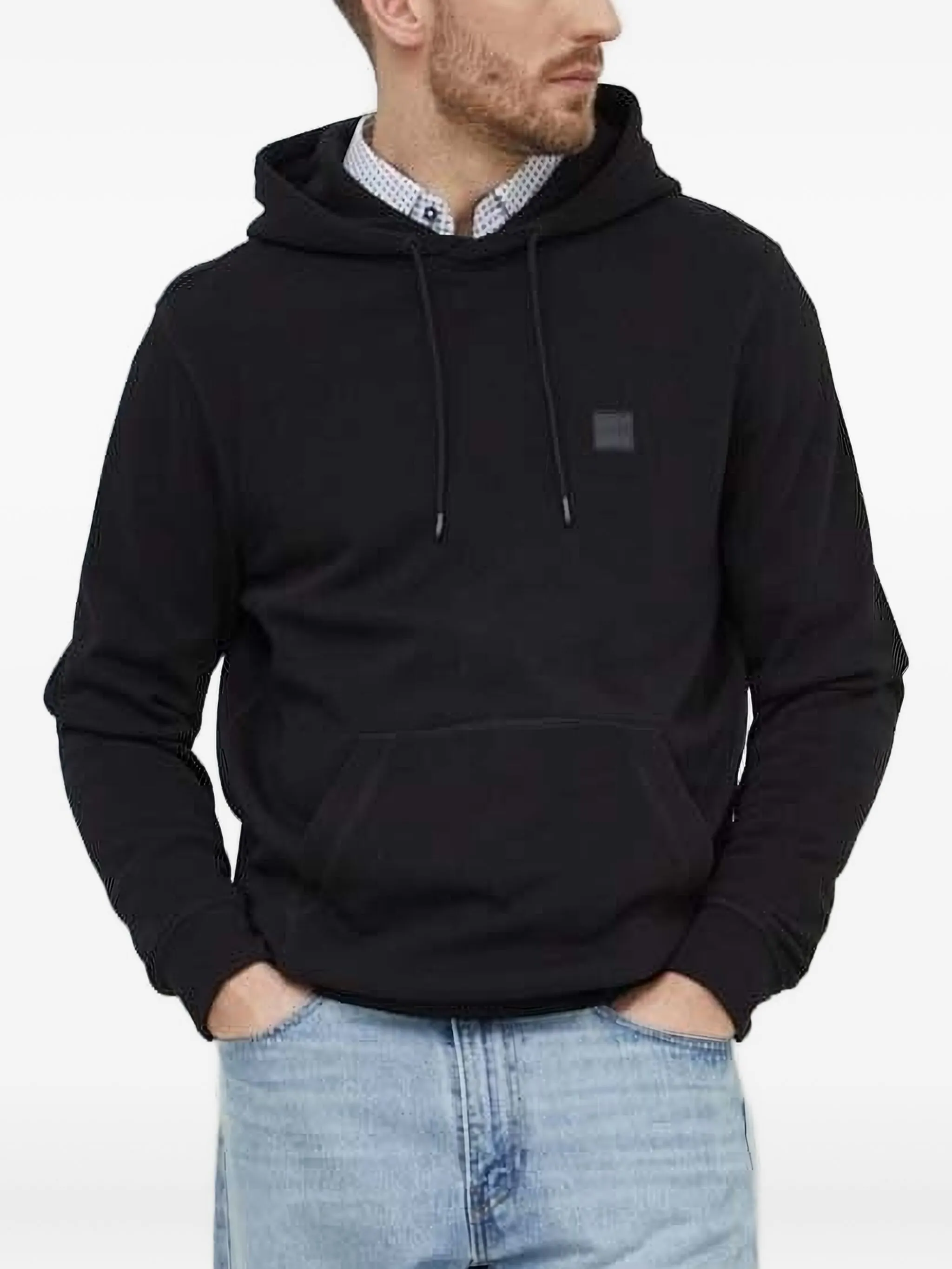 Худи с логотипом Boss, черный
Худи с логотипом Boss, черный