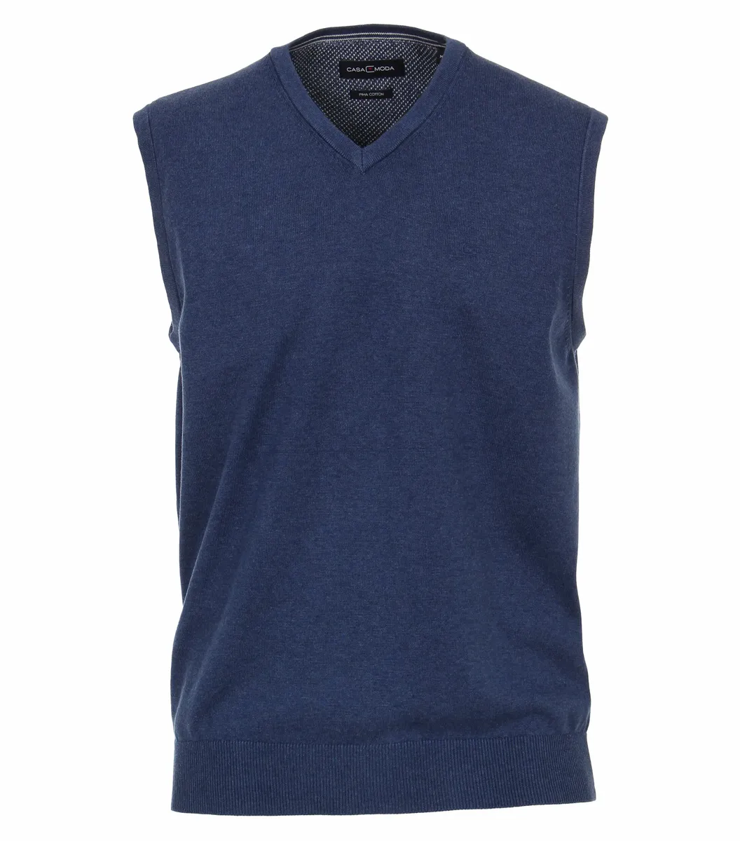 Жилет-свитер CASAMODA "Свитер-жилет CASAMODA uni", темно-синий 
Жилет-свитер CASAMODA "Свитер-жилет CASAMODA uni", темно-синий