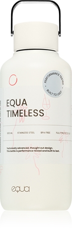 Бутылка для воды из нержавеющей стали маленькая Equa Timeless, C'est La Vie 600 ml
Бутылка для воды из нержавеющей стали маленькая Equa Timeless, C'est La Vie 600 ml