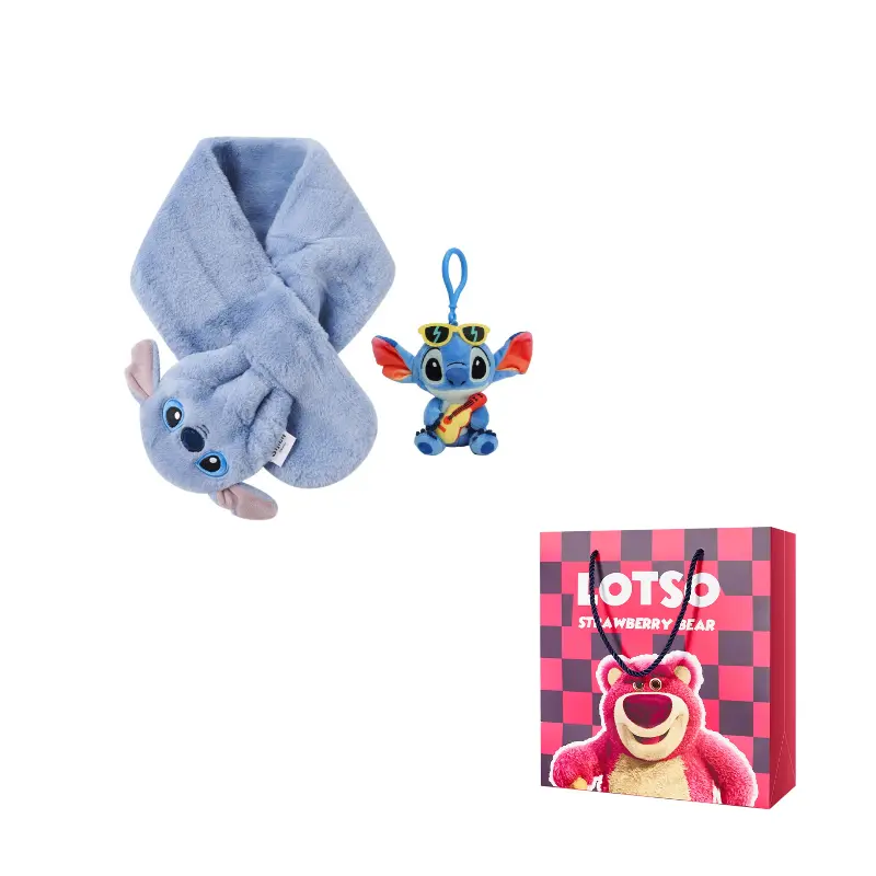 Disney Вязаный шарф унисекс из серии Стич, Stitch Plush Thermal Scarf+Doll Pendant
Disney Вязаный шарф унисекс из серии Стич, Stitch Plush Thermal Scarf+Doll Pendant