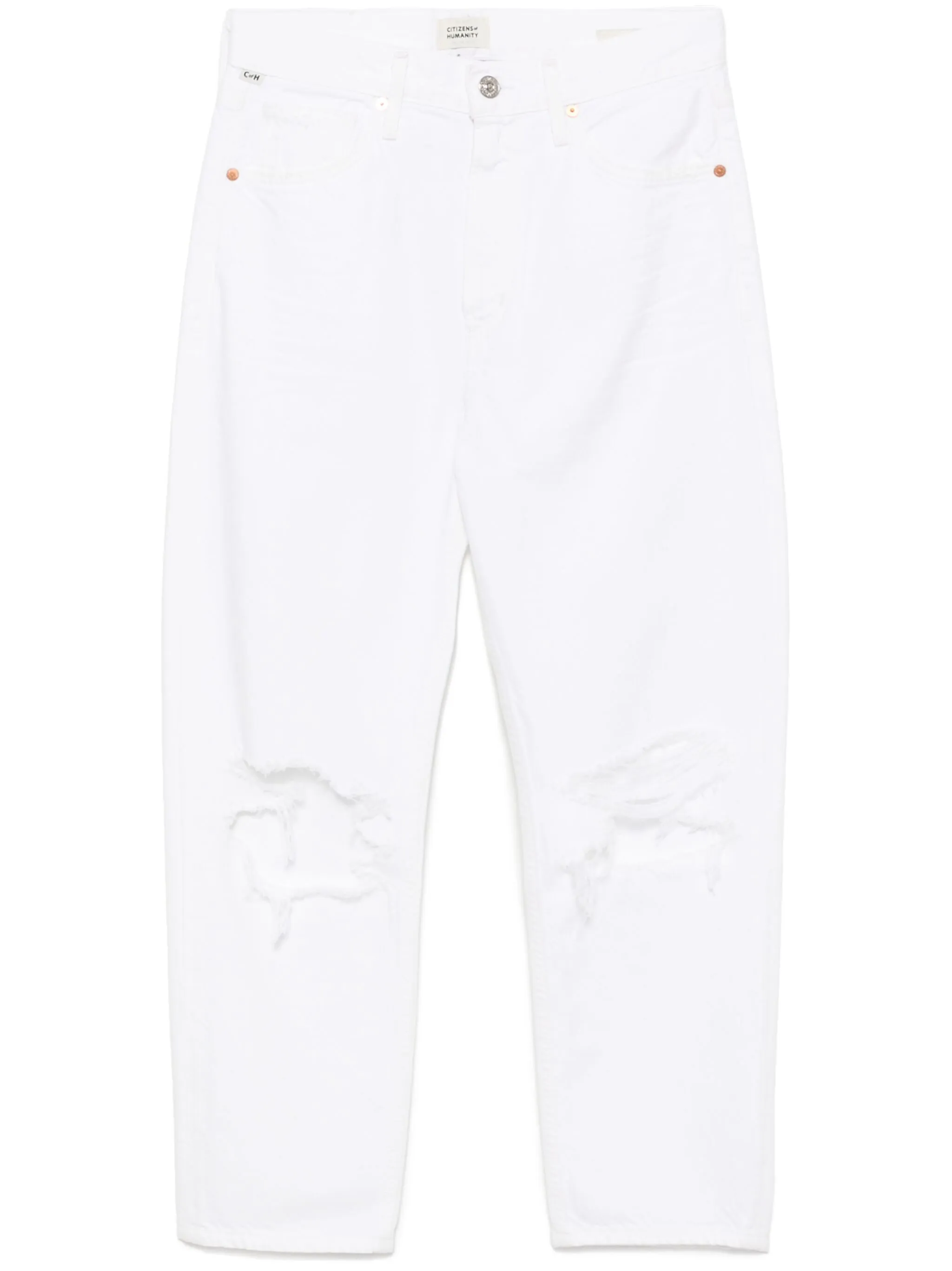 Прямые джинсы с эффектом потертости Citizens Of Humanity, белый
Прямые джинсы с эффектом потертости Citizens Of Humanity, белый
