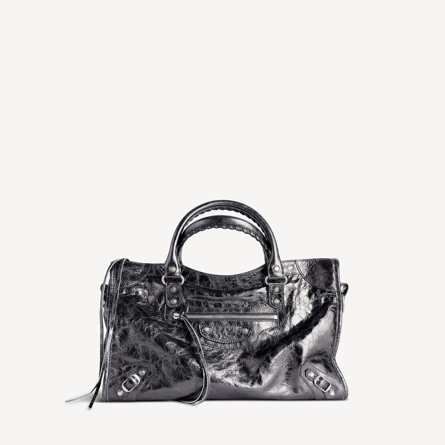 BALENCIAGA Женская сумка Le City среднего размера в стальном сером цвете
BALENCIAGA Женская сумка Le City среднего размера в стальном сером цвете