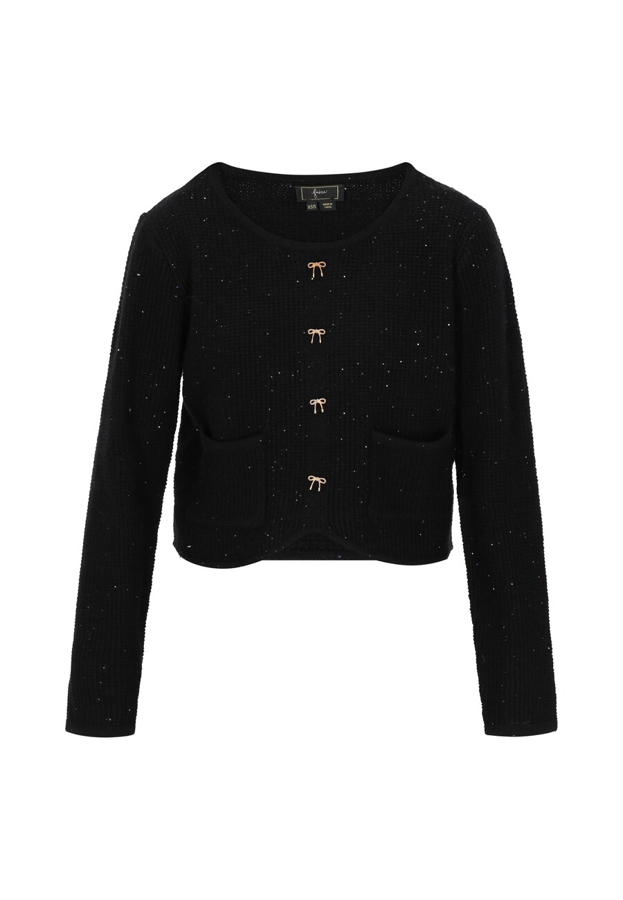 Вязаный кардиган faina, черный
Вязаный кардиган faina, черный