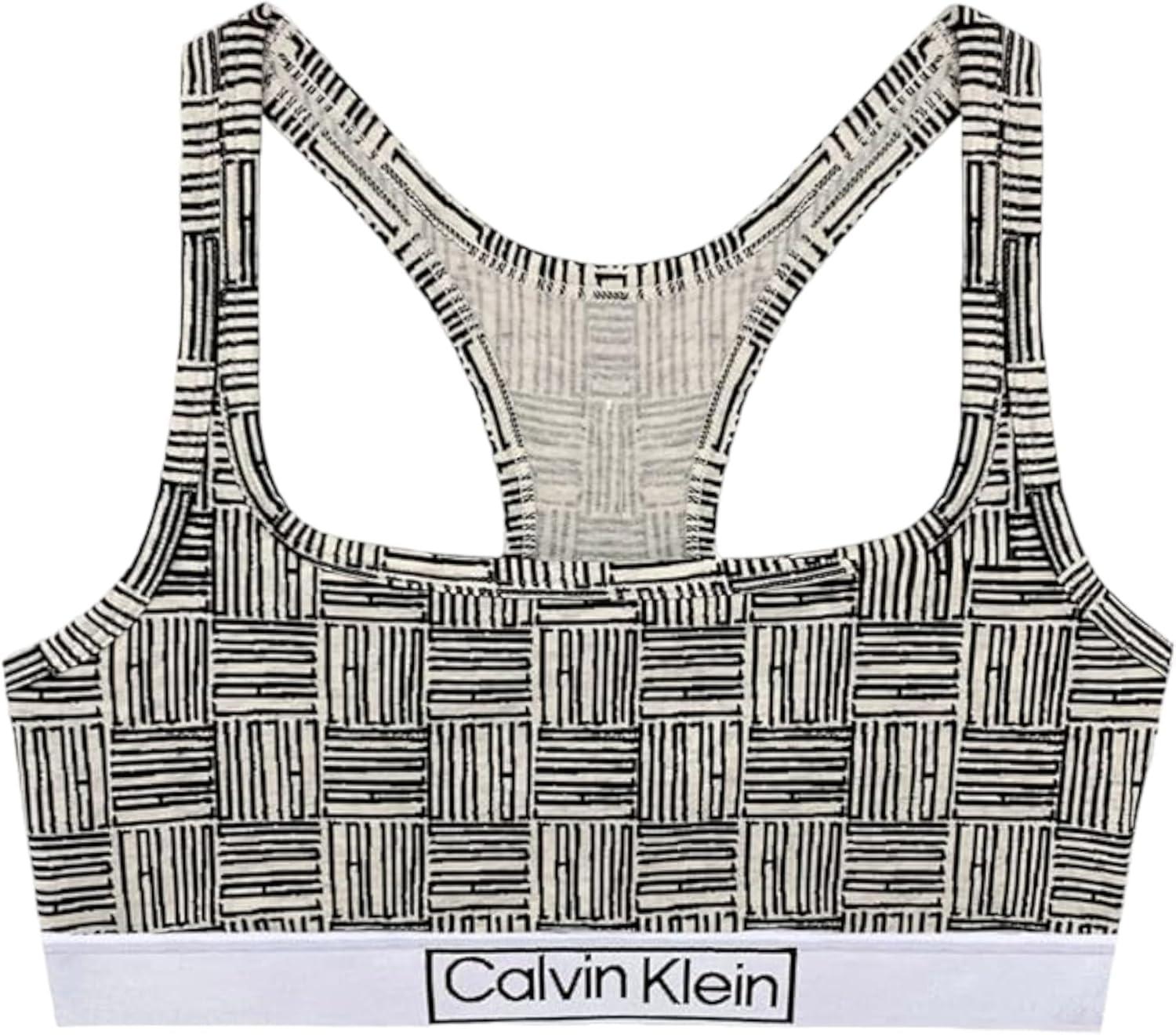 Calvin Klein Womens Reimagined Heritage Unlined Bralette, Logo Squares
Calvin Klein Womens Reimagined Heritage Unlined Bralette, Logo Squares