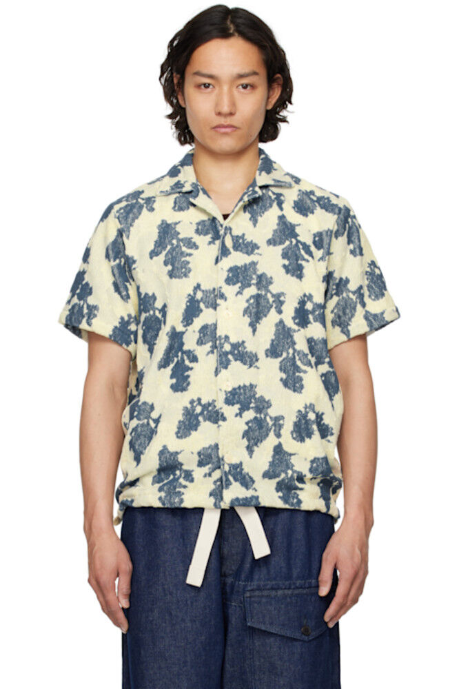 Рубашка Cuba Terry с контрастными полосками белого и синего цвета OAS
Рубашка Cuba Terry с контрастными полосками белого и синего цвета OAS