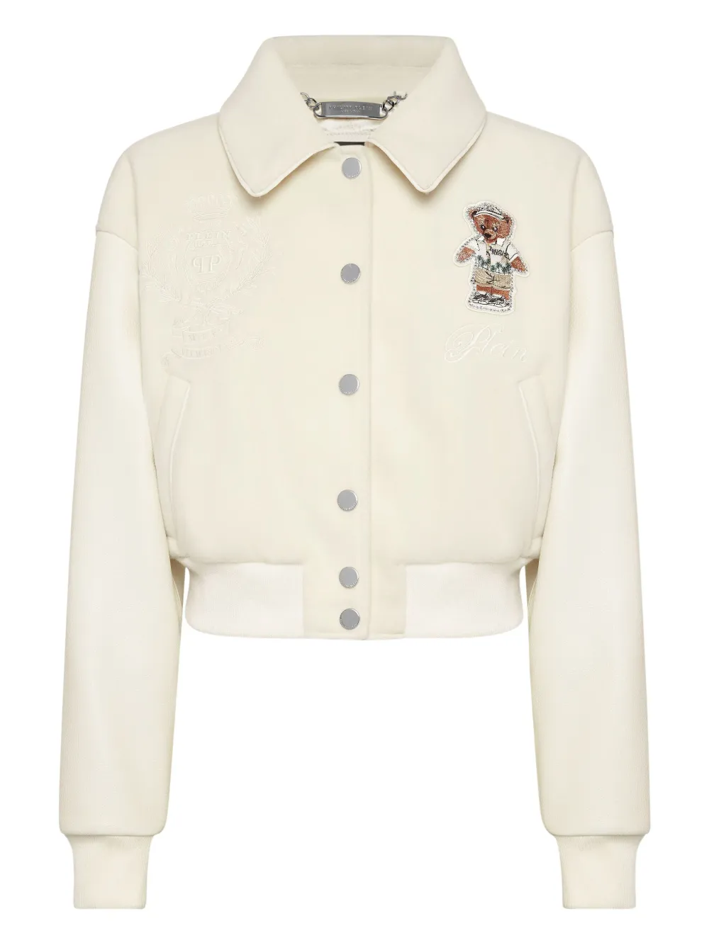 Декорированный бомбер Philipp Plein, нейтральный
Декорированный бомбер Philipp Plein, нейтральный