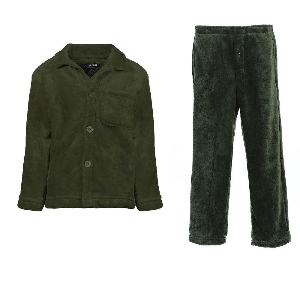 Детский супермягкий плюшевый пижамный комплект Gioberti из 2 предметов, цвет Olive
Детский супермягкий плюшевый пижамный комплект Gioberti из 2 предметов, цвет Olive