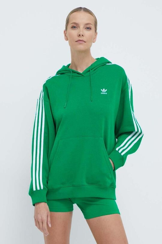Толстовка с 3 полосками Hoodie OS adidas Originals, зеленый
Толстовка с 3 полосками Hoodie OS adidas Originals, зеленый