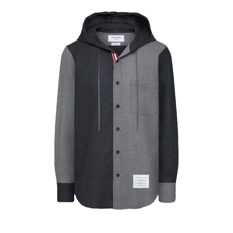 Рубашка Thom Browne Hooded Straight Fit Long-Sleeve Shirt 'Tonal Grey'
Рубашка Thom Browne Hooded Straight Fit Long-Sleeve Shirt 'Tonal Grey'
