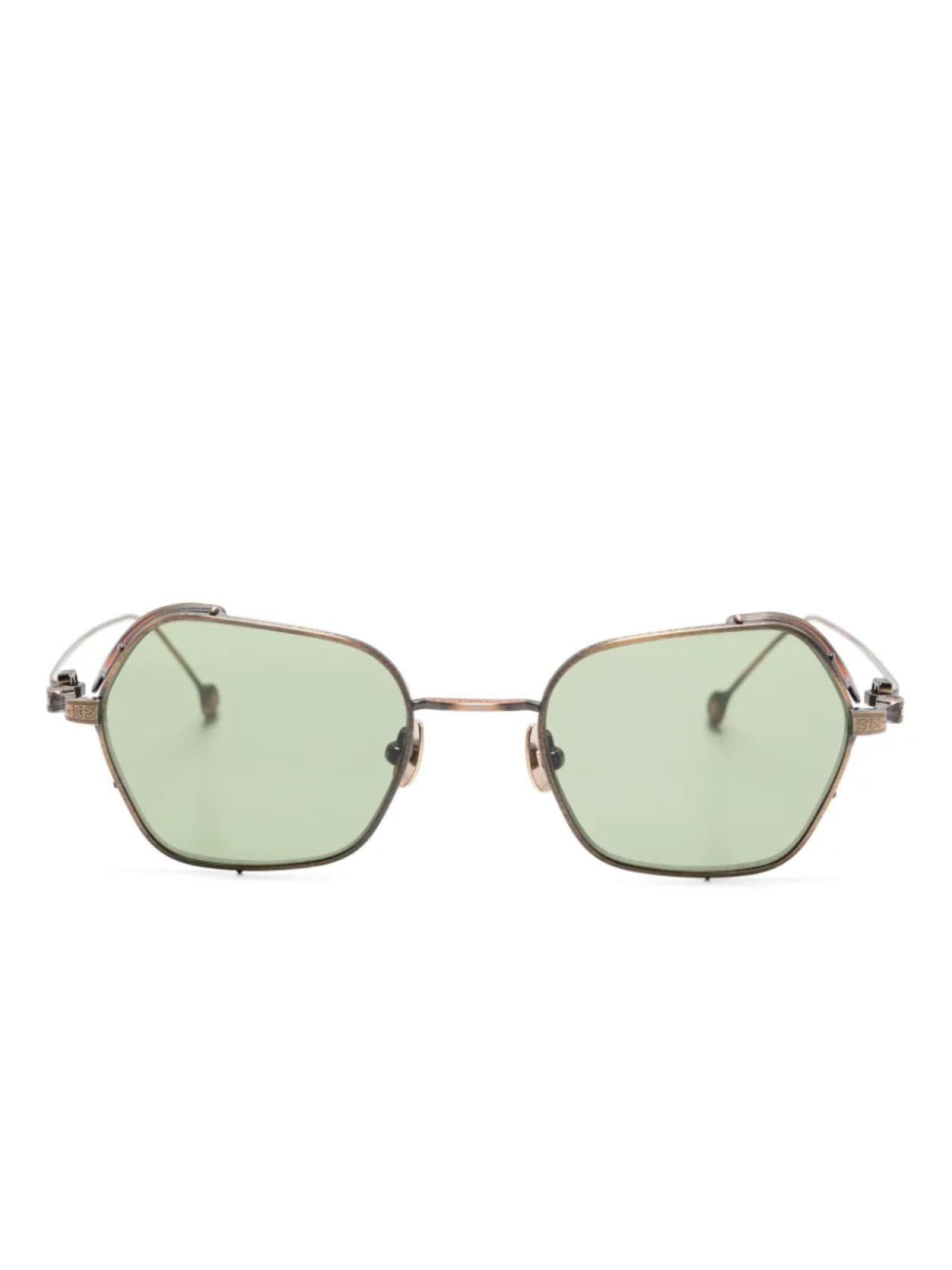 Солнцезащитные очки в геометрической оправе Matsuda, коричневый
Солнцезащитные очки в геометрической оправе Matsuda, коричневый